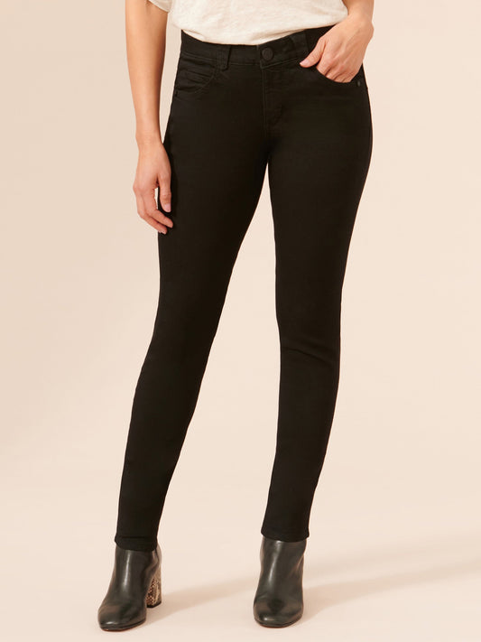 Democracy Clothing Stretch Black Denim "Ab"solution® Booty Lift Jegging - Black