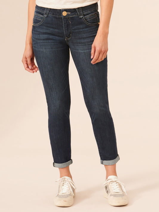 Democracy Clothing "Ab"solution® Ankle Skimmer Indigo Denim Skinny Jeans - Indigo Denim