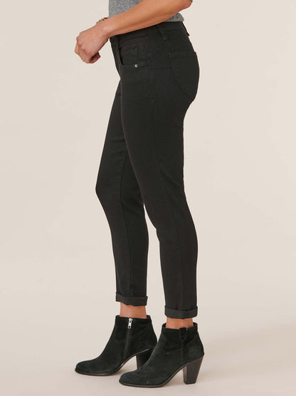 Democracy Clothing "Ab"solution® Black Denim Ankle Skimmer Jean - Black Denim
