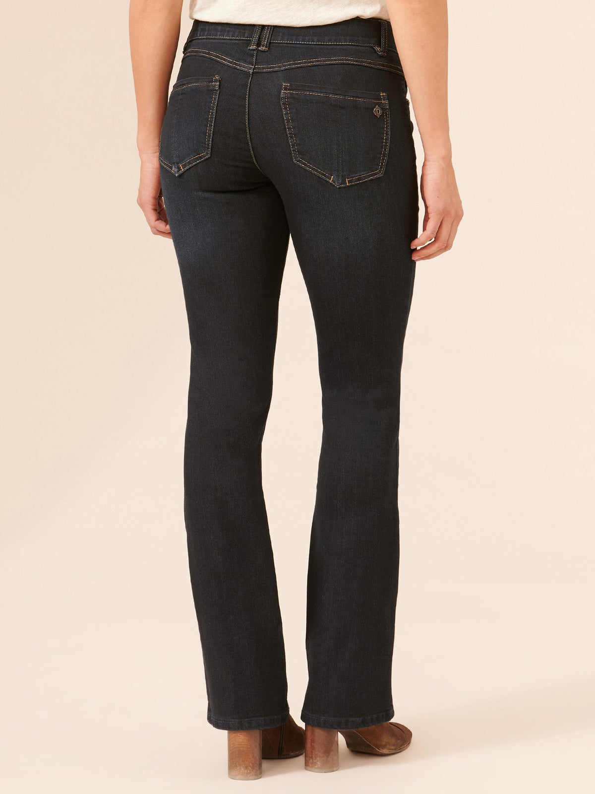 Democracy Clothing "Ab"solution® Itty Bitty Bootcut Indigo Petite Jeans - Indigo Denim