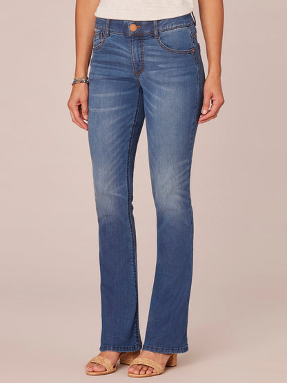 Democracy Clothing "Ab"solution® Mid-Rise REPREVE® Tall Itty Bitty Boot Jeans - Blue Artisanal Denim