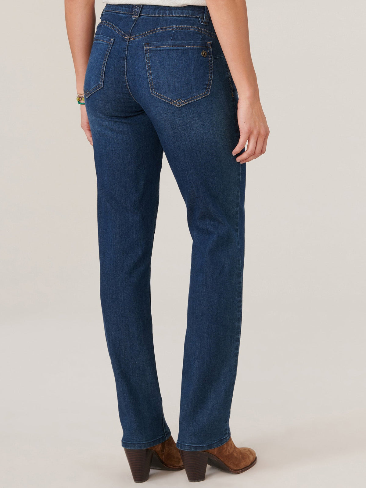 Democracy Clothing "Ab"solution® Booty Lift Straight Leg Indigo Jeans - Indigo Denim