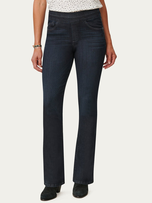 Democracy Clothing "Ab"solution High Rise Itty Bitty Boot Tall Jeans - Indigo Denim