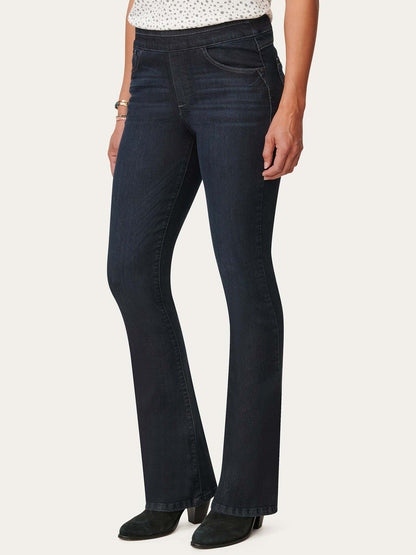 Democracy Clothing "Ab"solution® High Rise Indigo Itty Bitty Bootcut Glider Jean - Indigo Denim
