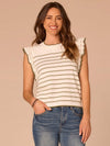 Off White Forest Moss Stripe