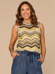 Light Grey Harvest Green Multi