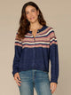 Navy Raspberry Multi