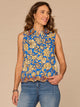 Cobalt Blue Floral Multi