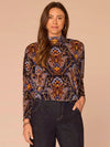 Navy Burnt Henna Multi