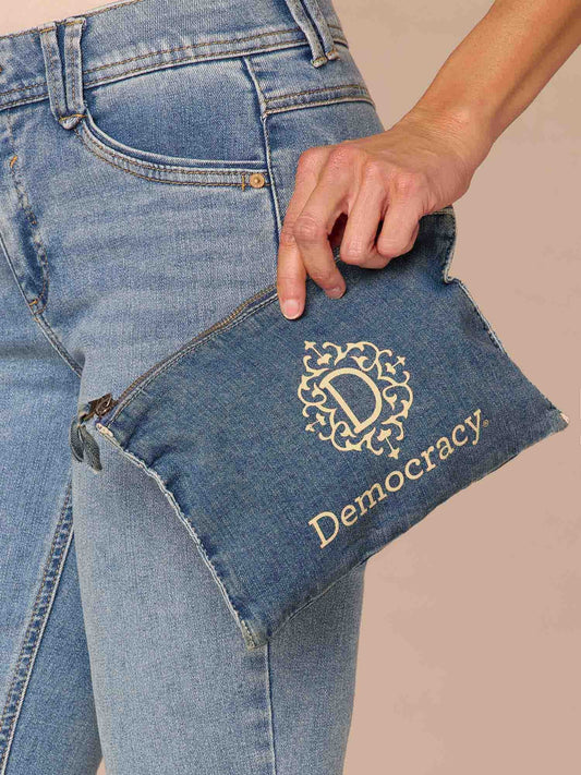 Democracy Clothing Democracy Denim Pouch - Light Blue Denim