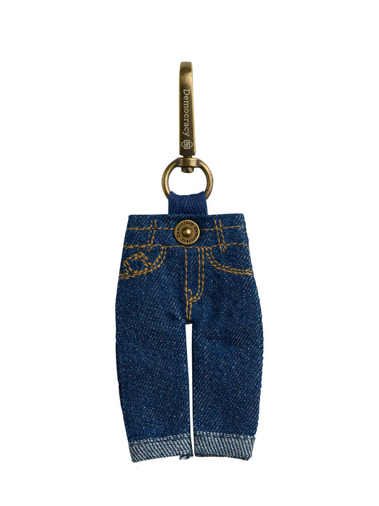 Democracy Clothing Indigo Denim Mini Jean Bag Charm - Indigo
