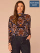 Navy Burnt Henna Multi