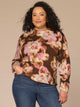 Dark Roast Pink Shadow Floral Multi